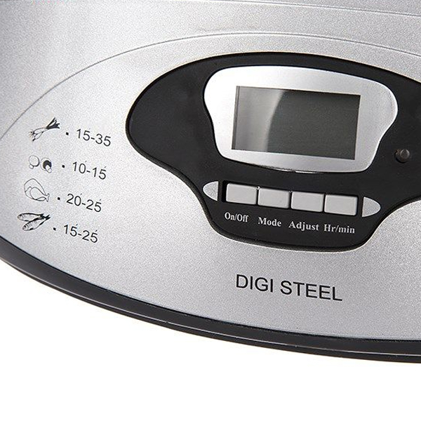 بخارپز سه طبقه پارس خزر مدل دیجی استیل DIGI STEEL 