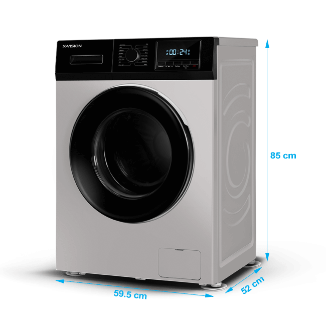 لباسشویی 7 کیلویی ایکس ویژن مدل TG72 BW/BS
