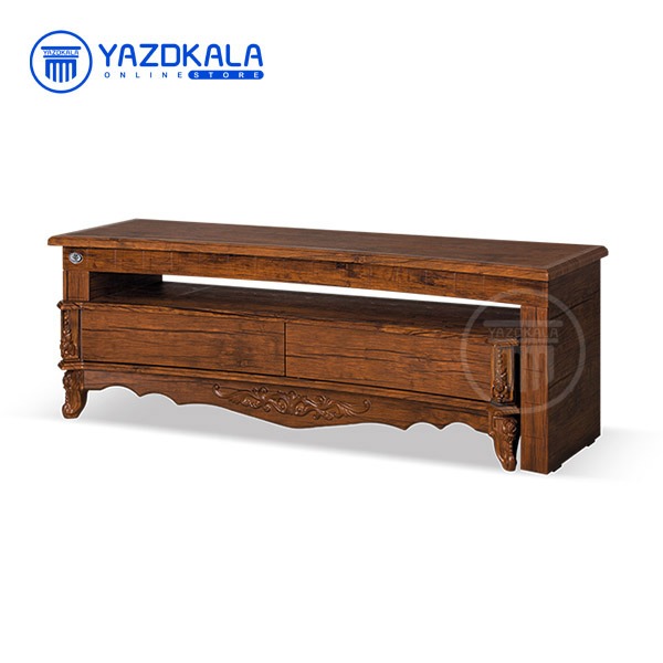 میز تلویزیون MDF متین مدل R710 با قابلیت تغییر سایز ، 140 سانتی