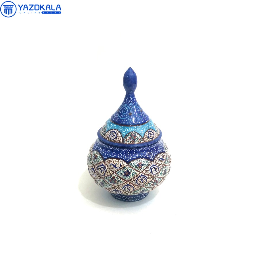 قندان نقلی میناکاری 18سانتی کد 1240