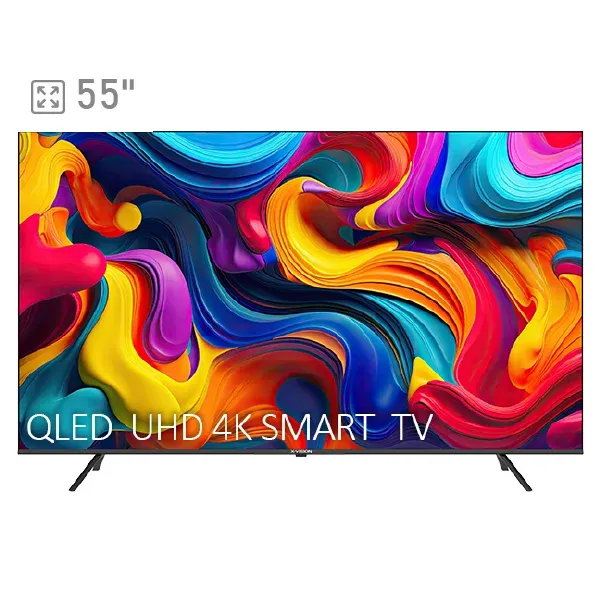 تلویزیون QLED UHD 4K هوشمند ایکس‌ویژن سری X مدل X15 سایز 55 اینچ