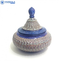 شکلات خوری میناکاری سفینه ای 19 سانتی کد1241